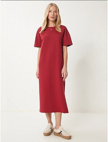Robe midi en coton fendue istanbul