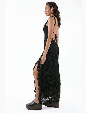 Robe midi en dentelle hiccup