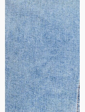 Robe midi en jean ajustée col carré dilvin