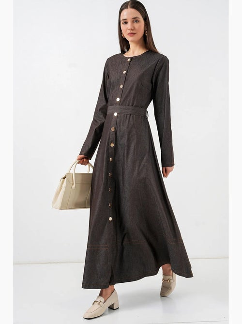 Robe midi en jean ceinturée bdart - Kiabi Robe midi en jean ceinturée bdart - Kiabi