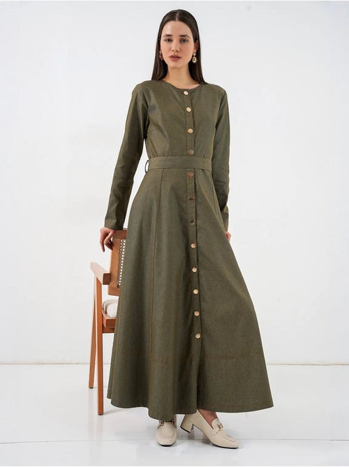 Robe midi en jean ceinturée bdart - Kiabi Robe midi en jean ceinturée bdart - Kiabi