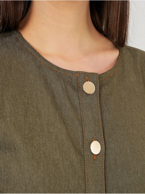 Robe midi en jean ceinturée bdart - Kiabi Robe midi en jean ceinturée bdart - Kiabi