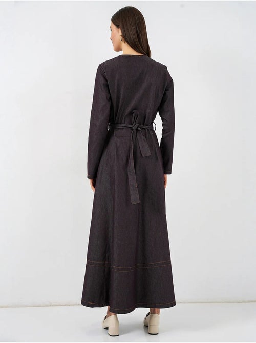 Robe midi en jean ceinturée bdart - Kiabi Robe midi en jean ceinturée bdart - Kiabi