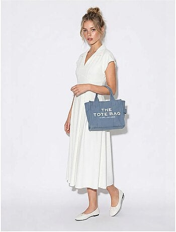 Robe midi en jersey coupe trapèze avec col polo lucci