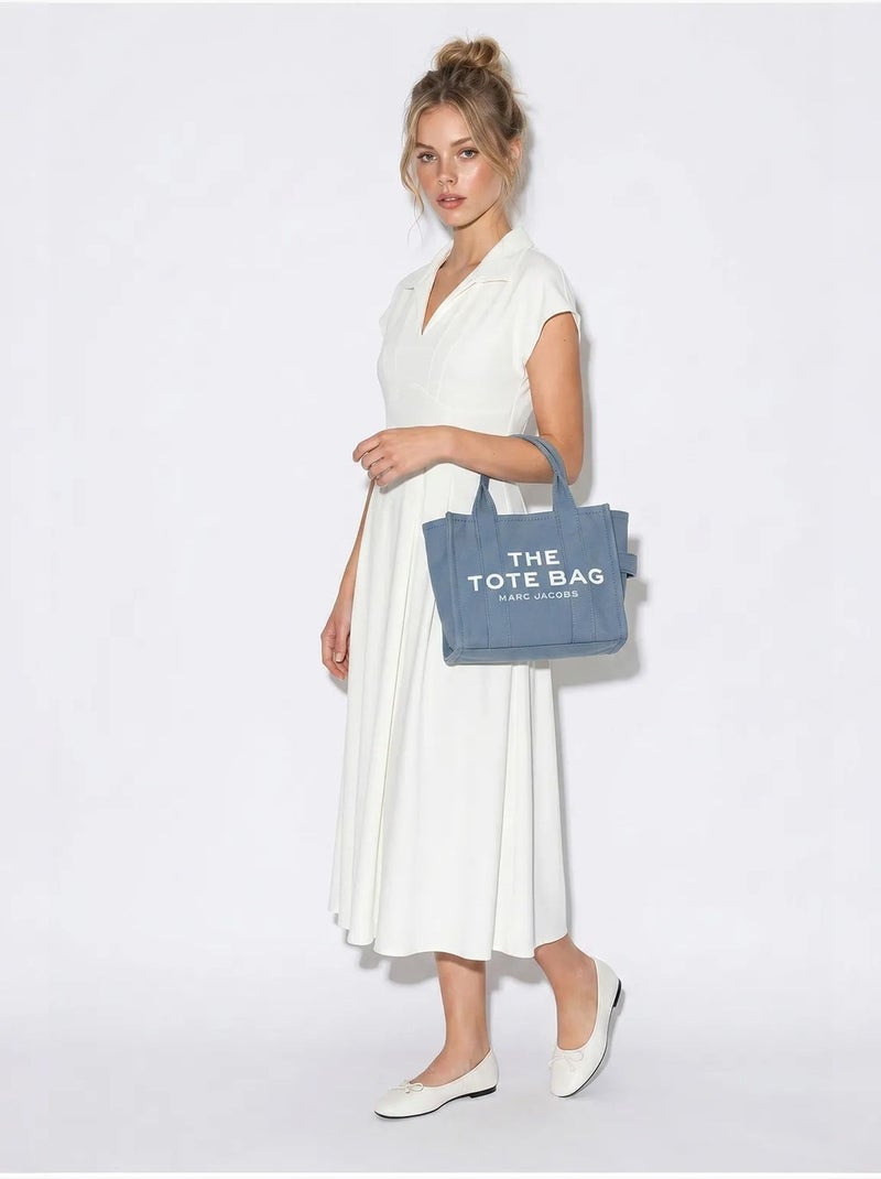 Robe midi en jersey coupe trapèze avec col polo lucci Blanc cassé - Kiabi