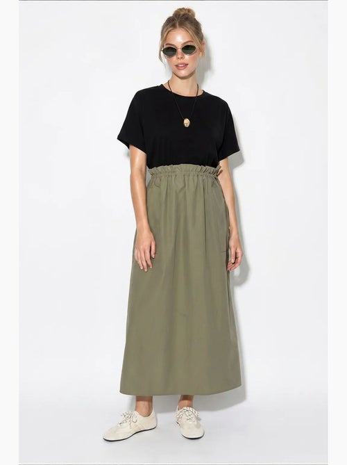 Robe midi en mélange de coton lucci - Kiabi Robe midi en mélange de coton lucci - Kiabi