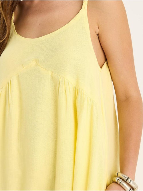 Robe midi en mousseline texturée avec poche lucci - Kiabi Robe midi en mousseline texturée avec poche lucci - Kiabi