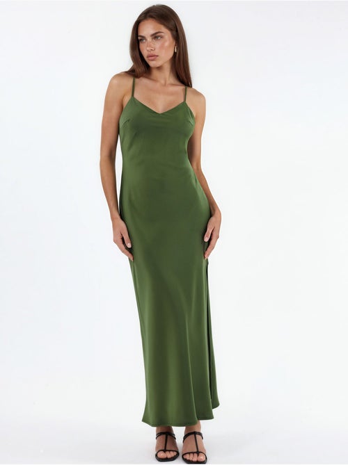 Robe midi en satin - Kiabi Robe midi en satin - Kiabi