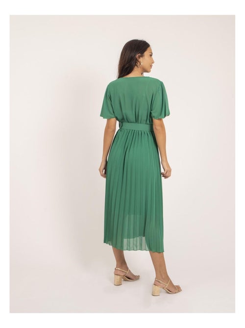 Robe midi et ceinture ISALA - Kiabi