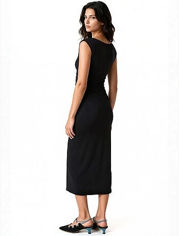 Robe midi femme en polyamide et élasthanne busem