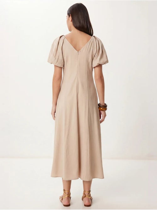 Robe midi femme ligne a avec col en v istanbul - Kiabi Robe midi femme ligne a avec col en v istanbul - Kiabi