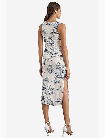 Robe midi imprimée sans manches hiccup