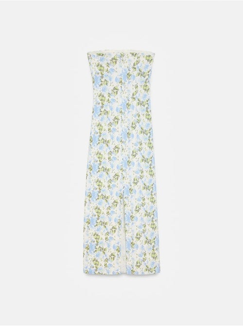 Robe midi moulante bustier à fleurs dilvin - Kiabi Robe midi moulante bustier à fleurs dilvin - Kiabi