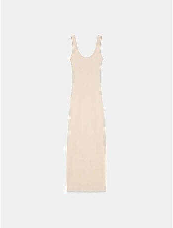 Robe midi moulante sans manches dilvin