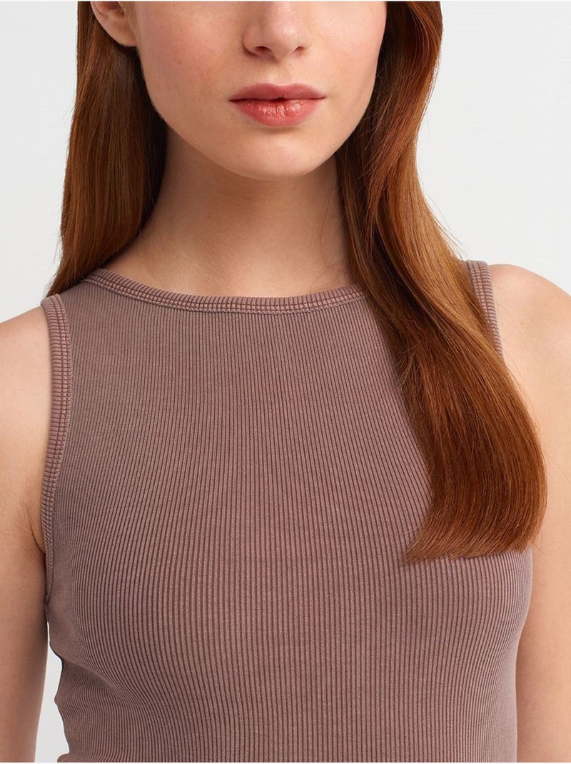 Robe midi moulante sans manches dilvin Mauve - Kiabi
