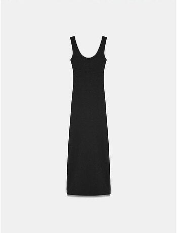 Robe midi moulante sans manches dilvin