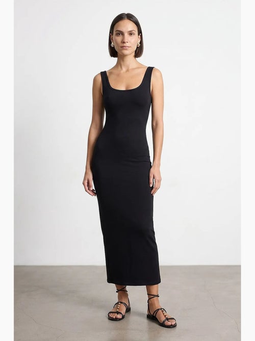 Robe midi moulante sans manches dilvin - Kiabi Robe midi moulante sans manches dilvin - Kiabi
