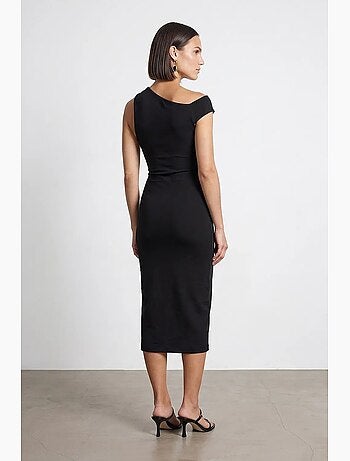 Robe midi moulante sans manches dilvin
