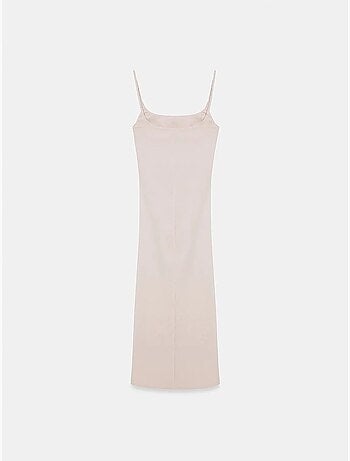 Robe midi moulante sans manches pour femme dilvin