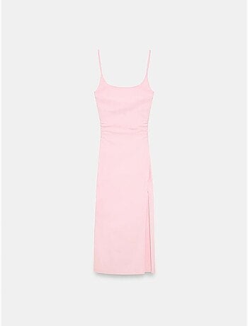 Robe midi moulante sans manches pour femme dilvin