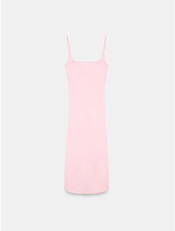 Robe midi moulante sans manches pour femme dilvin