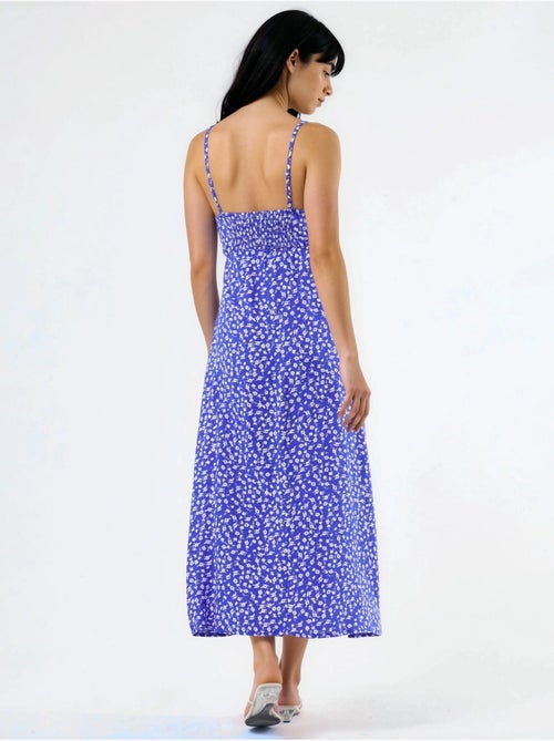 Robe midi nuisette fleurie à col cœur busem - Kiabi Robe midi nuisette fleurie à col cœur busem - Kiabi