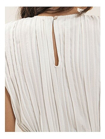 Robe midi plissée IROVE