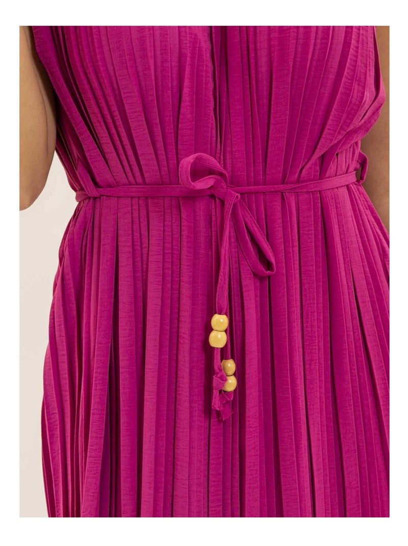 Robe midi plissée IROVE Violet - Kiabi