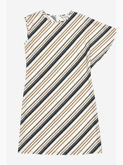 Robe midi rayée en lyocell my fashion - Kiabi Robe midi rayée en lyocell my fashion - Kiabi