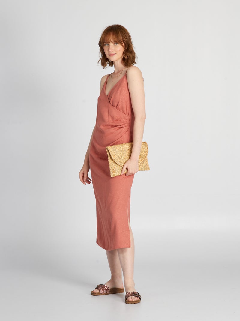 Robe midi Rose - Kiabi