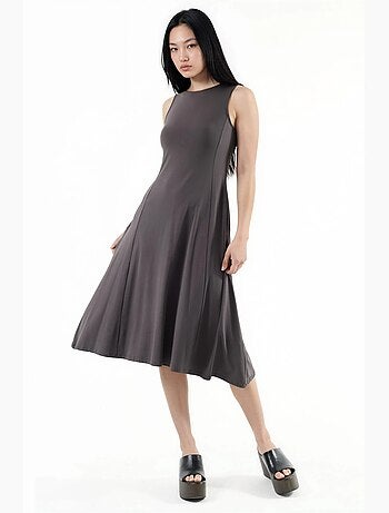 Robe midi sans manches avec poches busem