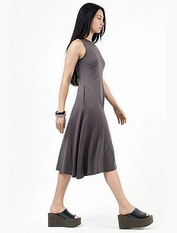 Robe midi sans manches avec poches busem