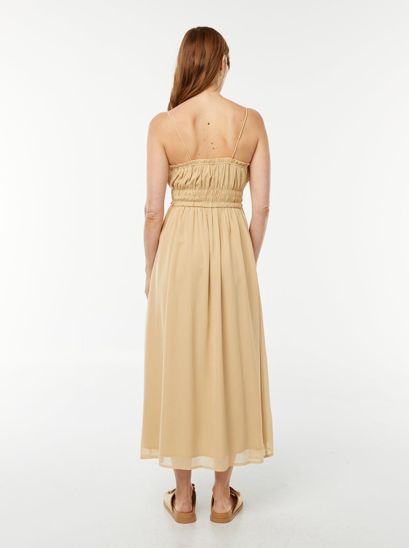 Robe smockée en seersucker - Violet clair - FEMME | H&M FR