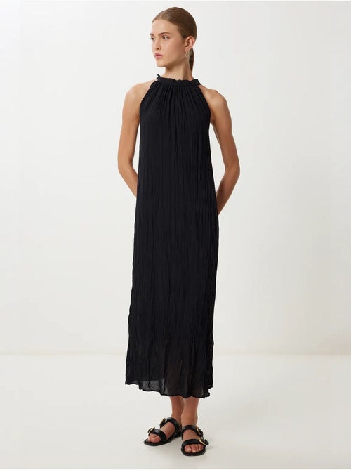 Robe midi texturée à col licou istanbul - Kiabi Robe midi texturée à col licou istanbul - Kiabi