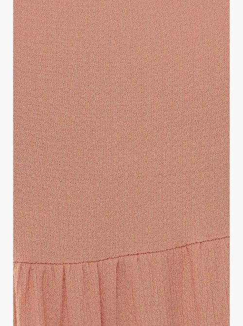 Robe midi texturée en a hiccup - Kiabi Robe midi texturée en a hiccup - Kiabi