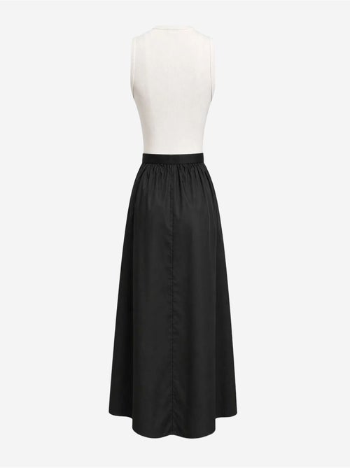 Robe midi trapèze avec ceinture mixray - Kiabi