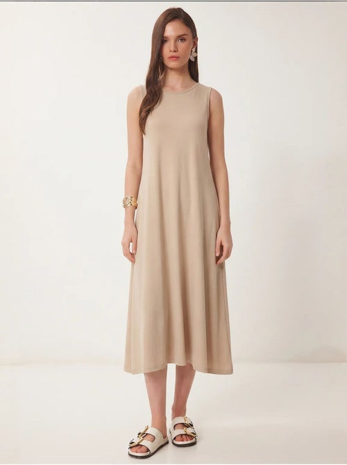 Robe midi trapèze avec poche istanbul - Kiabi Robe midi trapèze avec poche istanbul - Kiabi