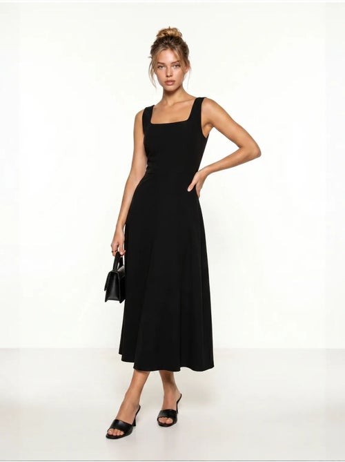 Robe midi trapèze en popeline de coton istanbul - Kiabi Robe midi trapèze en popeline de coton istanbul - Kiabi