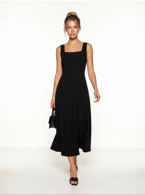 Robe midi trapèze en popeline de coton istanbul - Kiabi Robe midi trapèze en popeline de coton istanbul - Kiabi