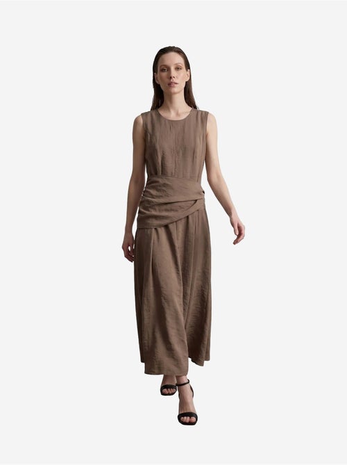 Robe midi trapèze sans manches my fashion - Kiabi Robe midi trapèze sans manches my fashion - Kiabi