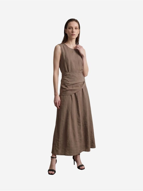 Robe midi trapèze sans manches my fashion - Kiabi Robe midi trapèze sans manches my fashion - Kiabi