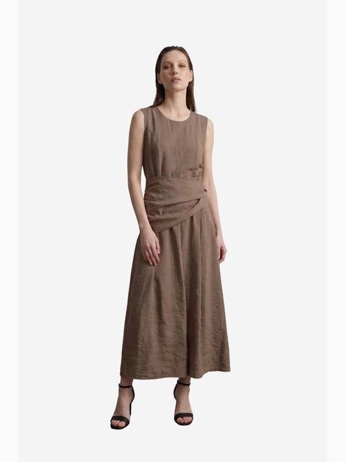 Robe midi trapèze sans manches my fashion - Kiabi Robe midi trapèze sans manches my fashion - Kiabi