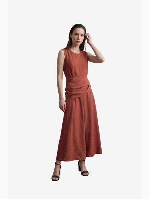 Robe midi trapèze sans manches my fashion - Kiabi