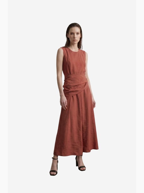 Robe midi trapèze sans manches my fashion - Kiabi
