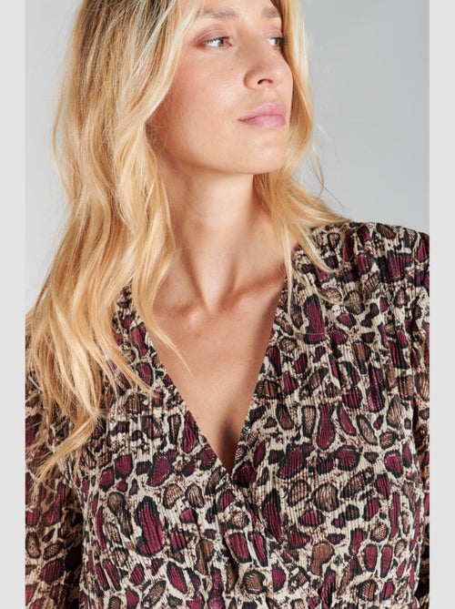 Robe MIHABEL evasée, patineuse 'Le Temps Des Cerises' - Kiabi