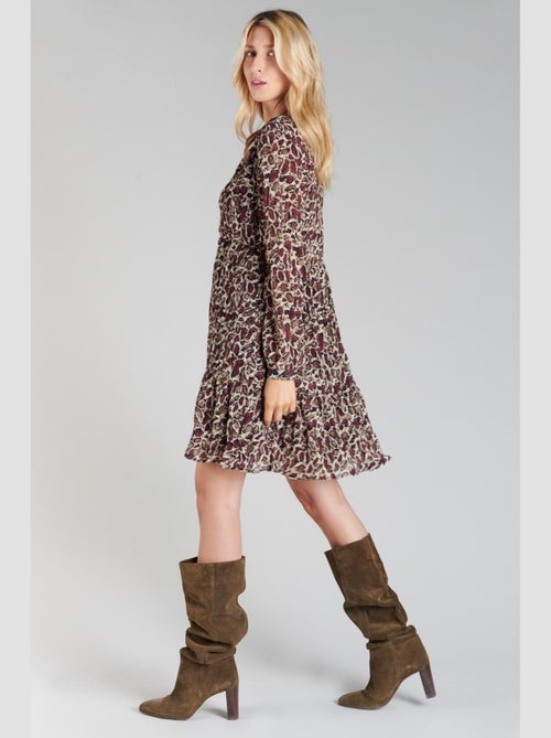 Robe MIHABEL evasée, patineuse 'Le Temps Des Cerises' - Kiabi