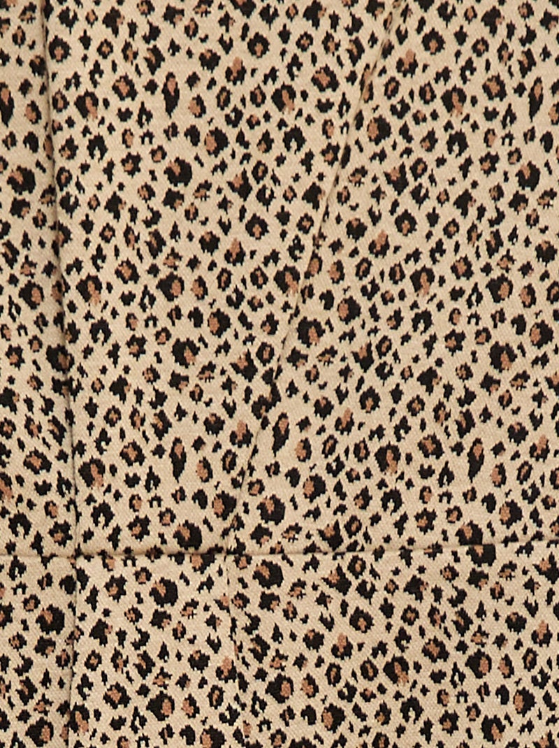 Robe Milano à la coupe évasée à manches courtes Beige - Kiabi