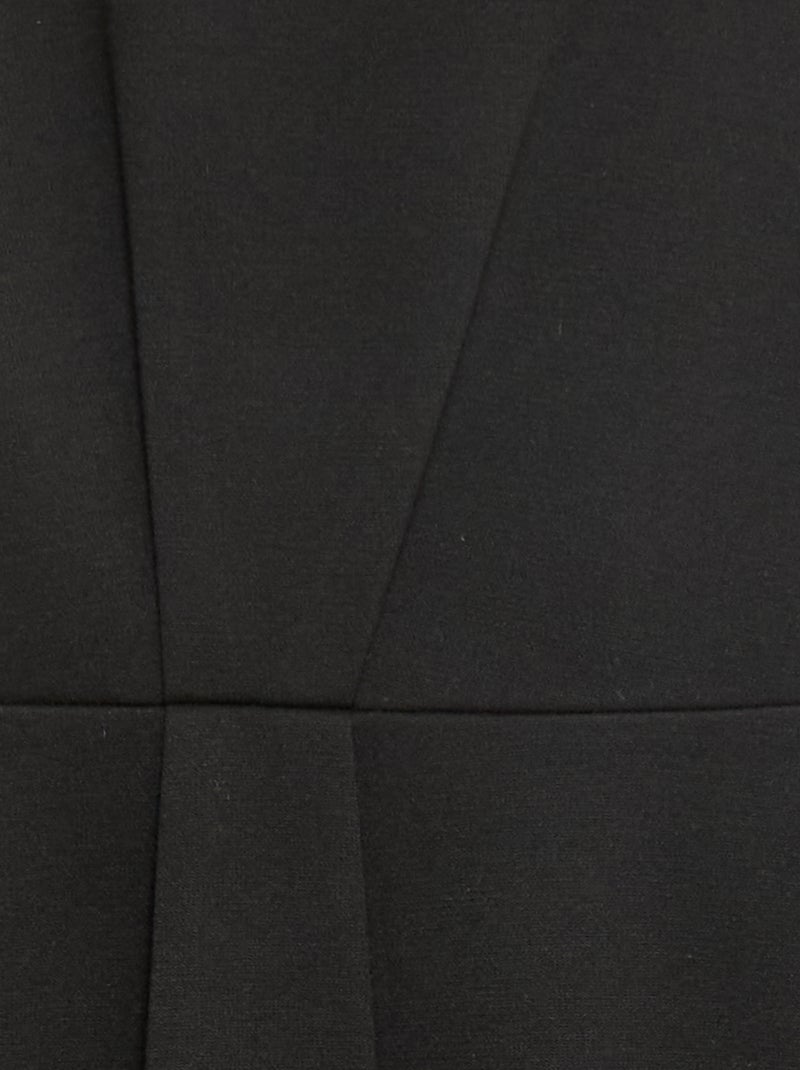 Robe Milano à la coupe évasée à manches courtes Noir - Kiabi