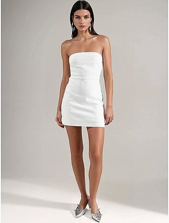 Robe mini bustier