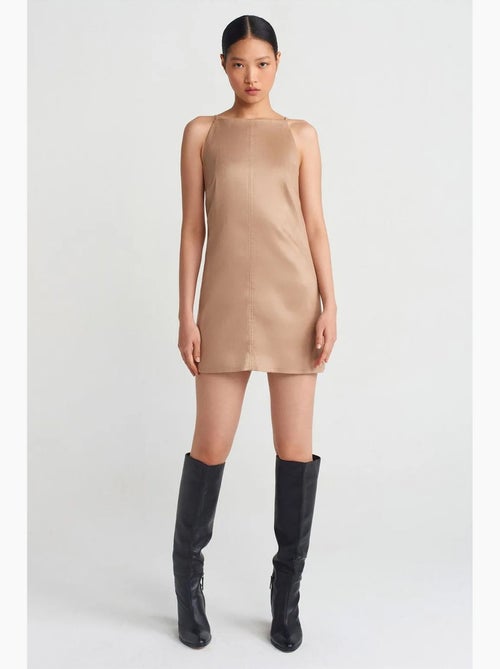 Robe mini sans manches à fermeture éclair dilvin - Kiabi